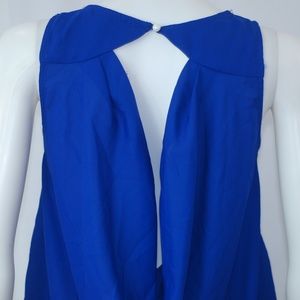 NWT royal blue linen tank
